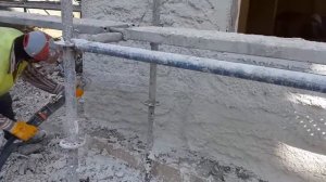 Штукатурка фасадов с помощью PFT ZP3L Multimix