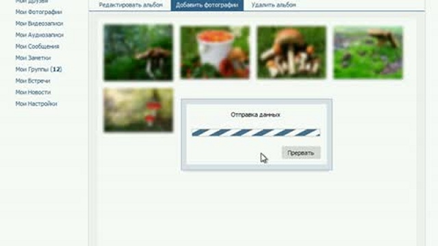 Создание фотоальбома Вконтакте