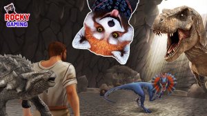 РОККИ играет в Jurassic Survival! Часть 2. 12+