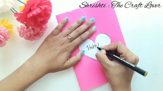 Easy & Beautiful Birthday Card Idea (2023) • How To Make Happy Birthday Card • Pink Birthday Card смотреть онлайн