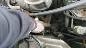 Замена троса переключения передач Toyota succeed часть 5