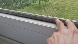 Москитная сетка. Лайфхак.