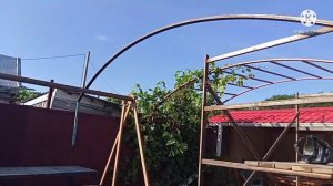 Виноградник / арка для винограда / как сварить виноградник