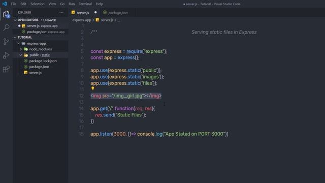 Serving Static Files in Node - Node For Beginners - 27 смотреть онлайн