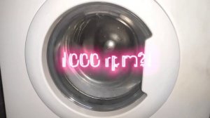 Samsung Ag+ 4.5 kg WF6450S7W fast wash last spin (1000 rpm!?)