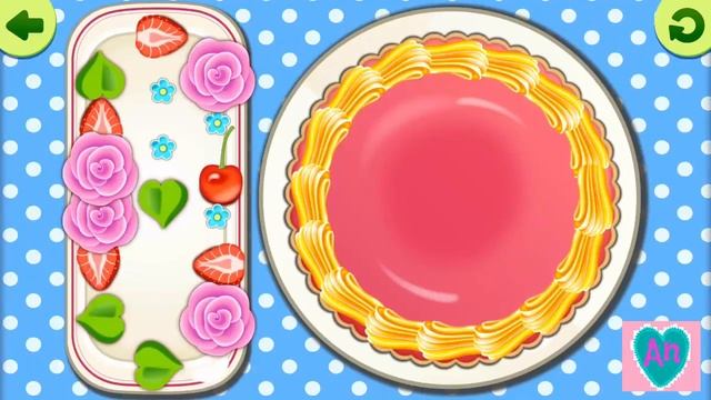 Готовим очень вкусный тортик в игре Смешная еда. смотреть онлайн