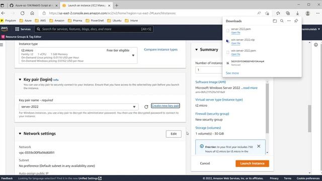 AWS-SAA-C03 English Labs | Create & Launch Windows Server 2022 | New Dashboard 2022 | OneMinuteLab