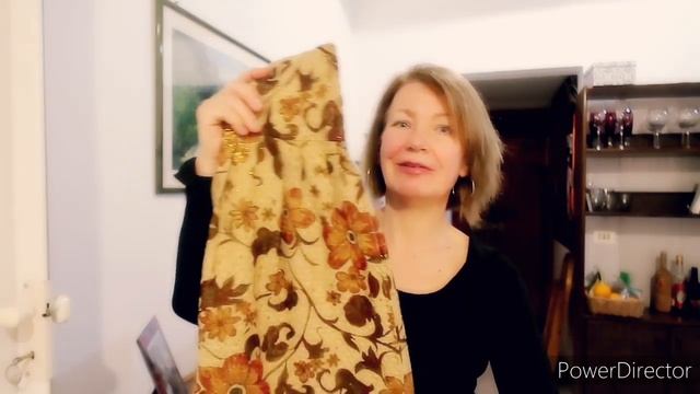 Пошив одежды собственными руками // Юбка из гобелена