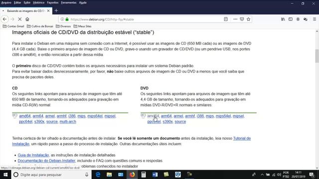 Debian 10 - Como Baixar uma Imagem ISO Atualizada. смотреть онлайн
