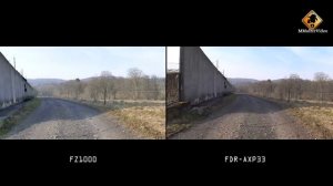 Sony FDR-AXP33 VS FZ1000 Ausführlicher / Test