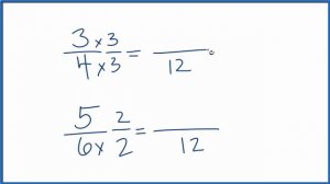 Which fraction is greater?  3/4 or  5/6