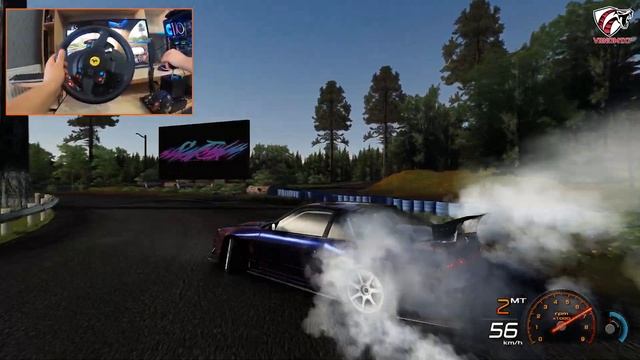 Nissan 180SX Origin Labo Drift | Assetto Corsa | Thrustmaster T300 Gameplay