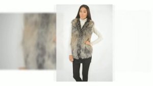 С чем носить меховой жилет