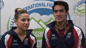Madeline Aaron & Max Settlage 2014 International FS Classic Pairs FS Reaction