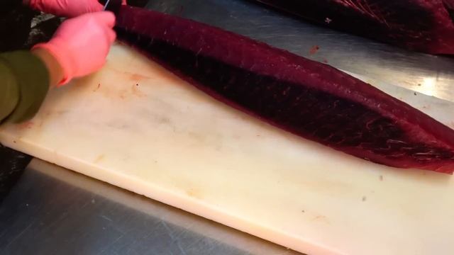 Tuna Sashimi - 鮪魚生魚片Taiwanese Street Food смотреть онлайн