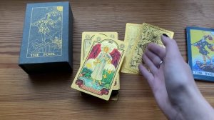 Обзор Таро Уэйта в золоте с алиэкспресс?/ Gold foil tarot