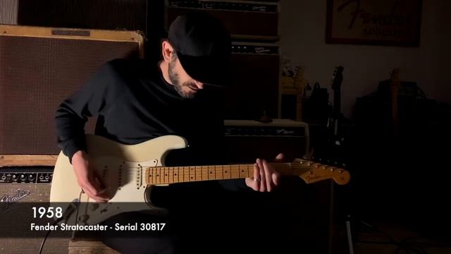 1958 Fender Stratocaster Blonde Serial 30817 смотреть онлайн