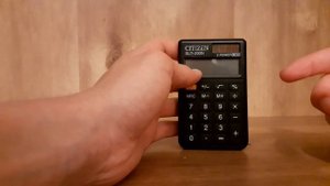 CITIZEN SLD-200N - обзор на карманный калькулятор
