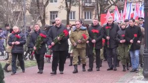 Церемония возложения цветов к мемориалу «Крымчанам, погибшим в Афганистане»