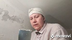 Старая шпаклёвка оторвалась с новыми обоями