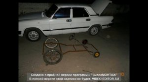 Самодельный картинг с бензопилы