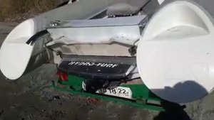 Краткий обзор лодки RIB ALBATROS 2037 с стационарным двс от гидроцикла Yamaha 1200