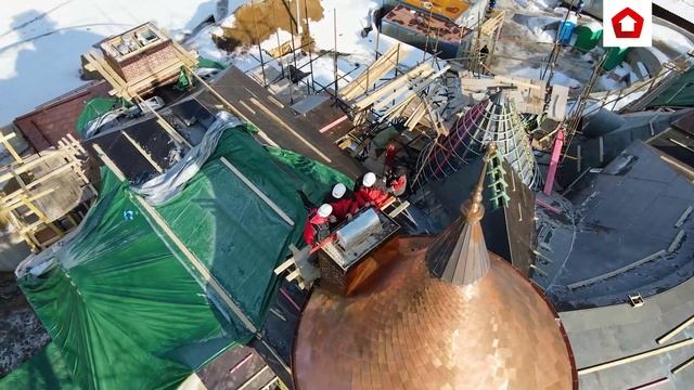 Монтаж медной кровли смотреть онлайн