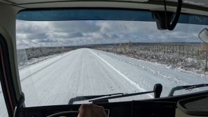 Якутия перевал ТИТ. Гололед сезон 23-24год.VOLVO FH 540