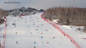 Кубок мира по сноуборду 2021-2022, Банное, фрагменты с российскими спортсменами, слалом - ГИГАНТ