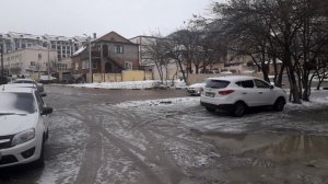 Геленджик . Снегу навалило