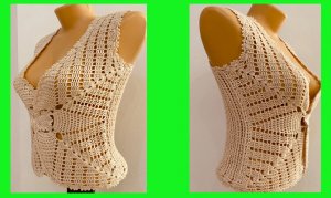 Креативный жакет 2 часть , вязание крючком