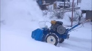 Мотоблок Нева МБ-2,снегоуборщик (2)