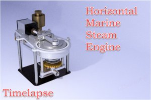 Horizontal Marine Steam Engine in Autodesk Inventor 2021