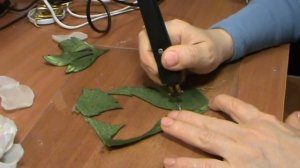Мастер класс.Цветок пион из ткани