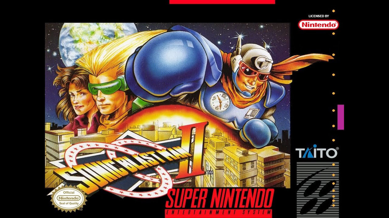 Super Nintendo (Snes) 16-bit Sonic Blast Man 2 part Полное Прохождение