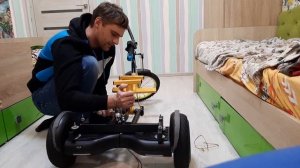 #стройка2021,Трицикл из гироскутера своими руками