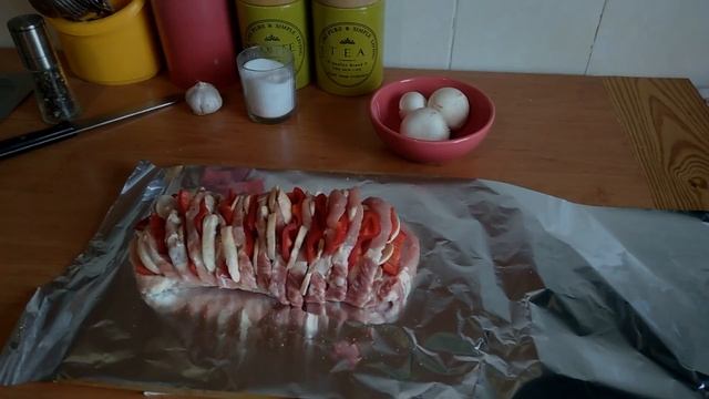 Мясная гармошка с овощами. МЯСОЖОР 51