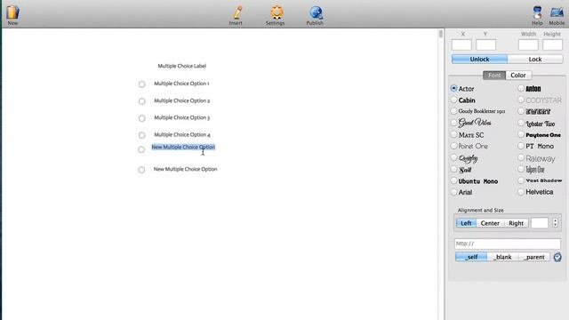 How To Add A New Multiple Choice Option Using Touch Forms For Mac