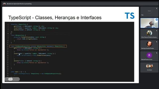 Workshop NodeJs - Parte 4 (TypeScript - Classes, Interfaces, Heranças e Generics)