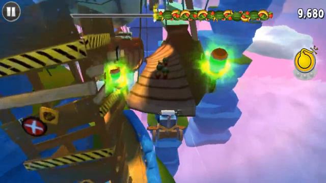Angry Birds GO! Gameplay Walkthrough - Air Track 1 - Fruit Splat 3 for Android/IOS смотреть онлайн