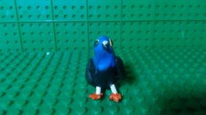 Басня Крылова чиж и голубь анимация