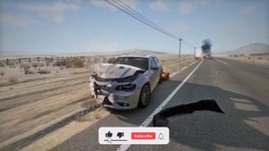 BeamNG Drive - Реалистичные автомобильные аварии и погони и ДТП. Бимка.