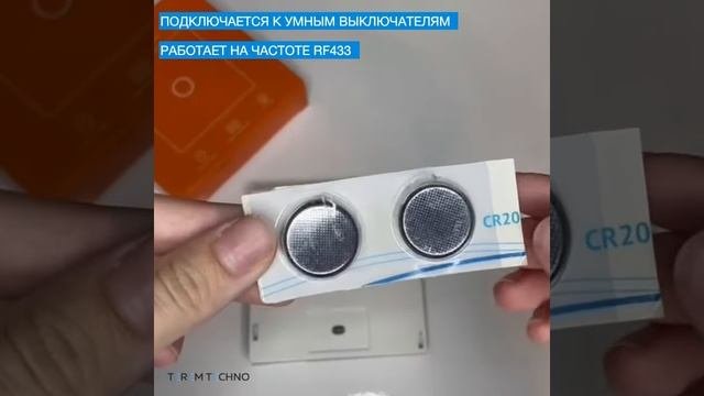 Повторитель переключатель беспроводной для умного WiFi выключателя с Алисой Tuya RF433 одиночный