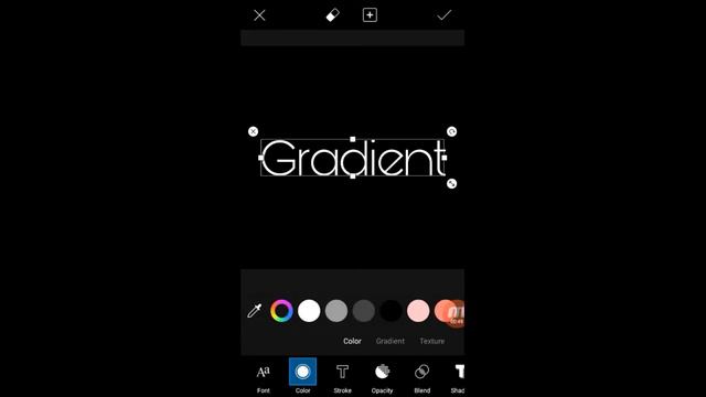 GRADIENT | How to make gradient text in picsart | PixMaster смотреть онлайн