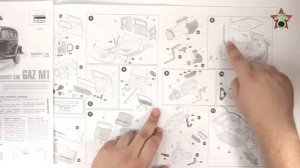 Обзор модели автомобиля ГАЗ М-1, Звезда, 1/35 (Review GAZ M1 Zvezda, 1:35)