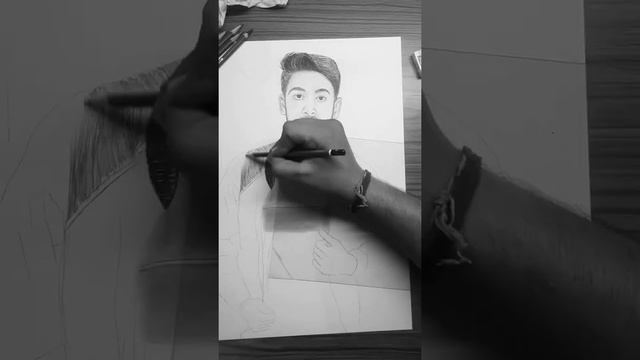 1 Minute time lapse #portrait #sketch