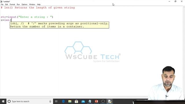 len() Function in Python Programming | Built in String Functions in Python | Python len() Program