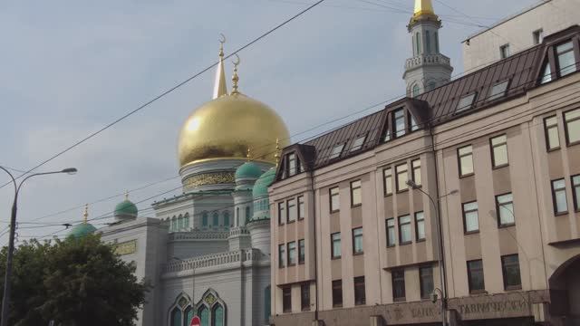 Бестужевские прогулки. ул. Щепкина. Московская Соборная Мечеть. Мещанский район, Москва, Россия.