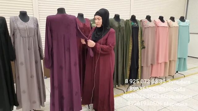 Abaya -   Турция  Двойка  Вишивка  Платье Штапель  Корея  Попур  Люкс  качество