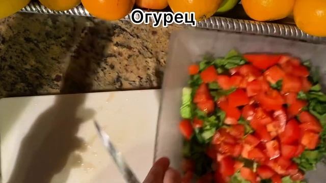 Легкий салатик со вкусной заправкой! Салат без майонеза ♻️ легко, быстро и очень просто.